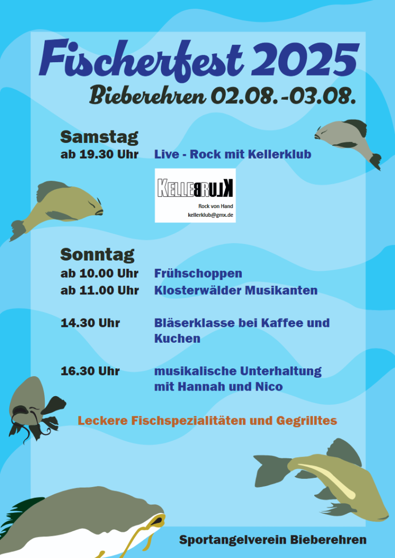 Fischerfest 2025 - Bieberehren Fischerfest 2025